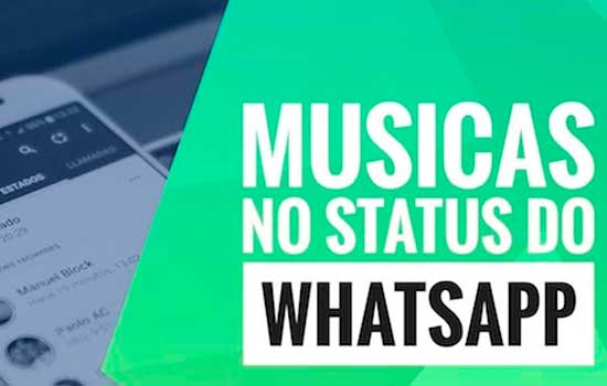 música no status do whatsapp