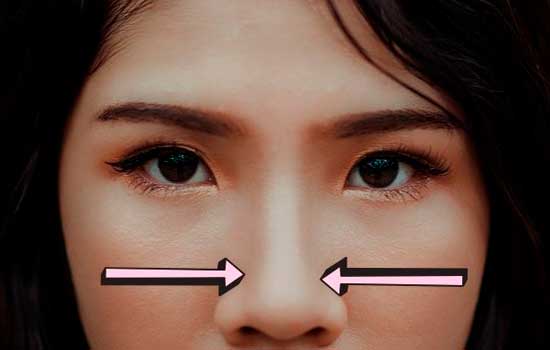 afinar e diminuir o nariz pelo celular