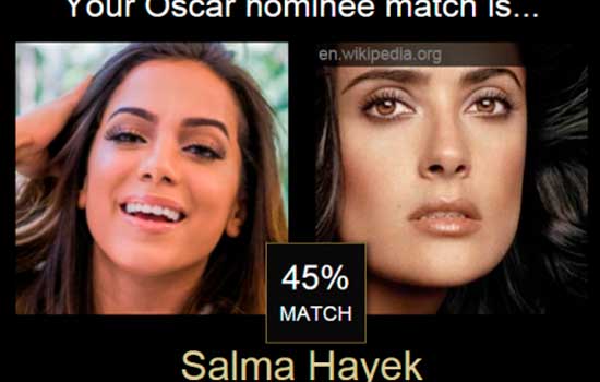 com qual celebridade você se parece