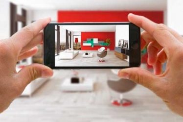 pintura de parede pelo celular