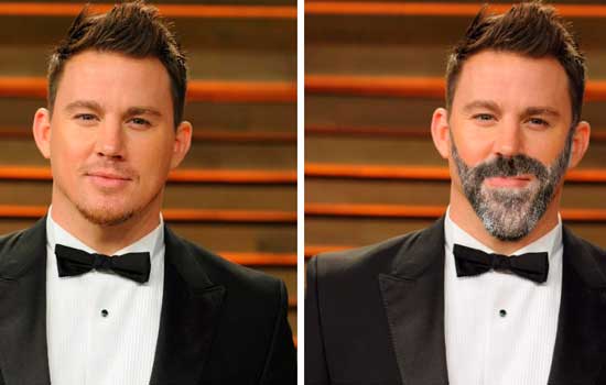 colocar barba pelo celular