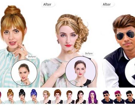 mudar corte de cabelo pelo celular