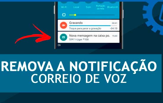 remover notificação do correio de voz