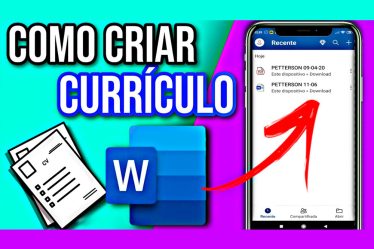 como criar currículo pelo celular