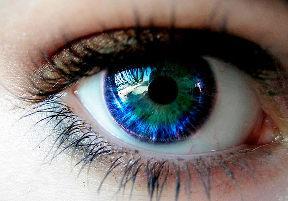 mudar cor dos olhos nas fotos