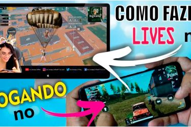 como fazer lives jogando no celular