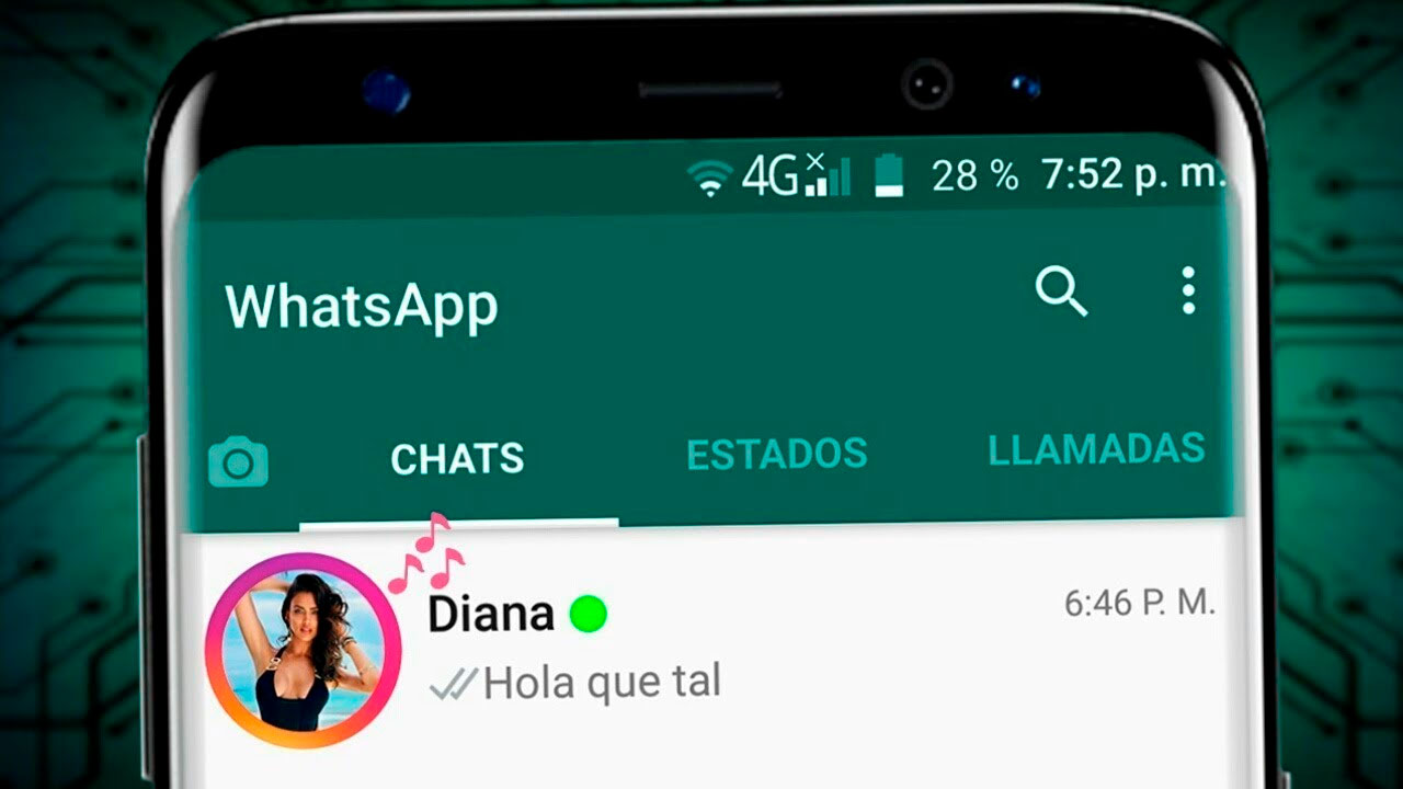 colocar foto com música no status do whatsapp