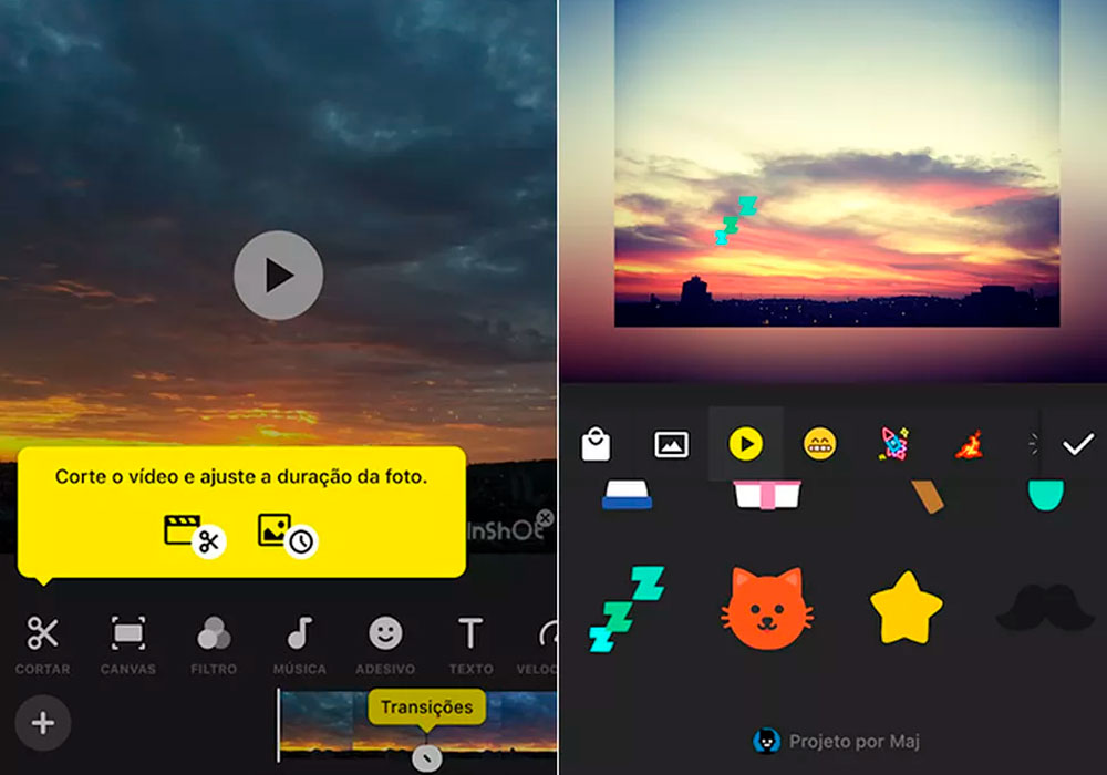 Aplicativos para fazer video com foto e música pelo celular
