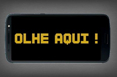 Fazer letreiro digital pelo celular