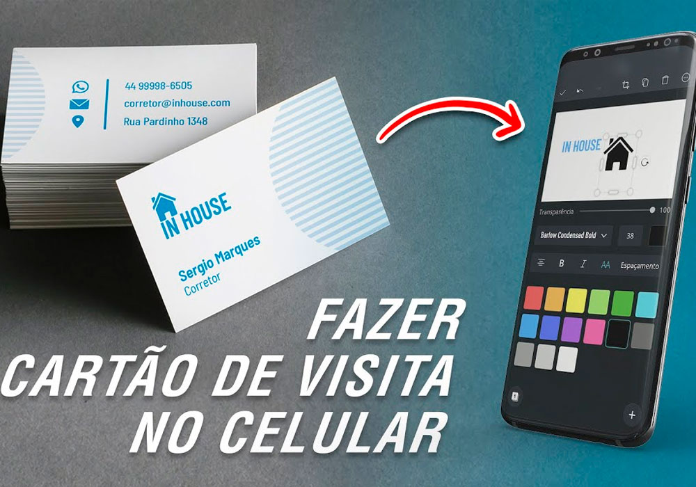 Aplicativos para criar cartões de visita grátis no celular