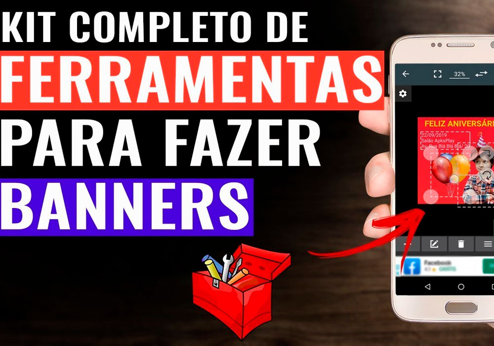 Aplicativos para fazer cartaz e banner