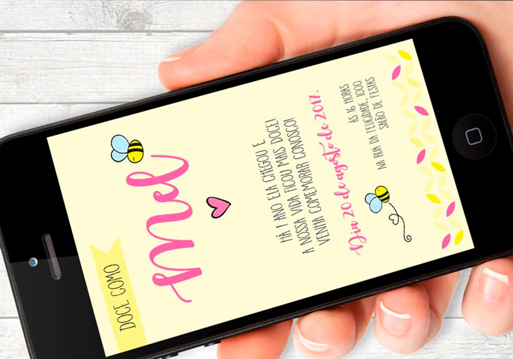 Como criar convite digital pelo celular