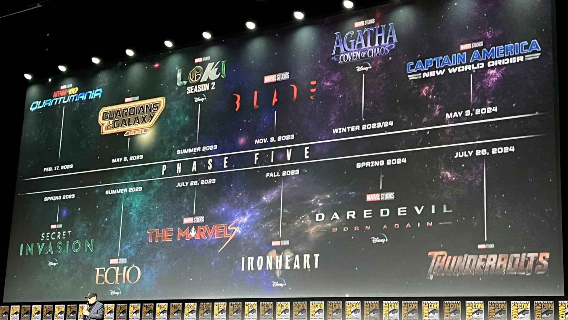 calendários de filmes da marvel
