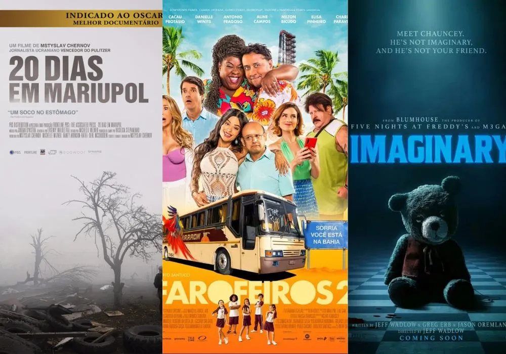 Novos filmes do mês de Março